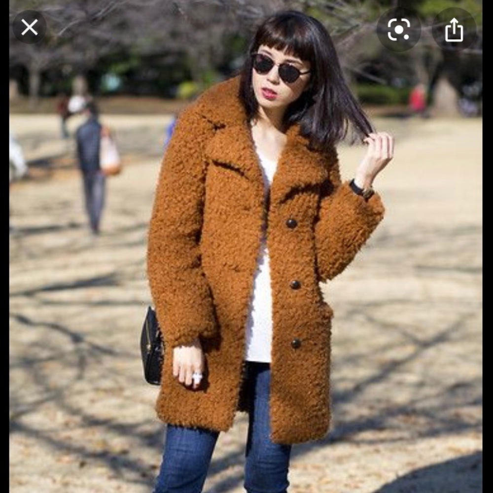Topshop Teddy Coat